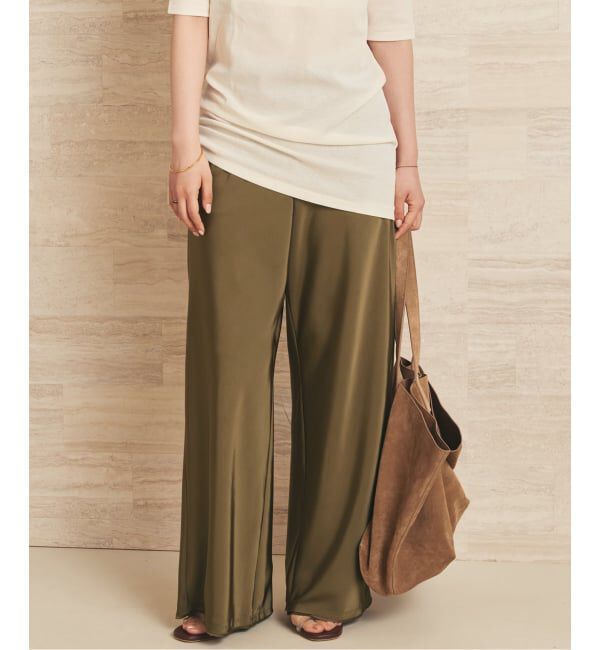 Plage「《予約》Cutoff satin パンツ」|その他|