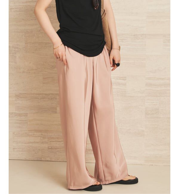 Plage「《予約》Cutoff satin パンツ」|その他|