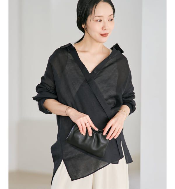Plage「《予約》Sheer シャツジャケット」|シャツ・ブラウス|