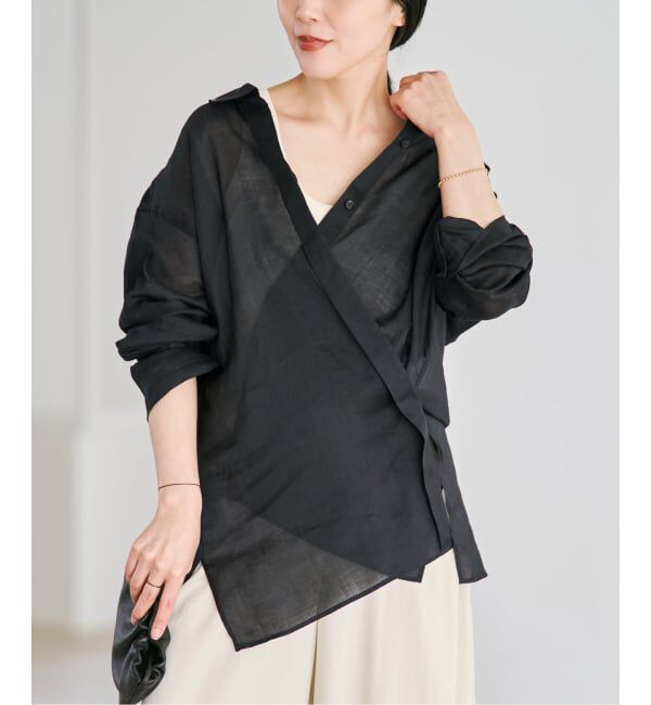 Plage「《予約》Sheer シャツジャケット」|シャツ・ブラウス|