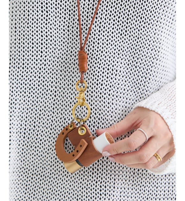 IENA「《WEB限定/追加》HItsuki/ヒツキ horse shoe strap Re ストラップ」|キーケース|