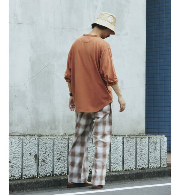 JOURNAL STANDARD relume「ガーメントダイ スリーピング ヘンリーネック Tシャツ」|Tシャツ・カットソー|