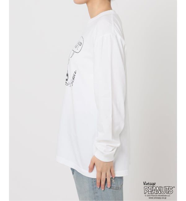 FRAMeWORK「MEAN MACHINE AGE 別注PEANUTS ロングスリーブ TEE WAAH」|Tシャツ・カットソー|