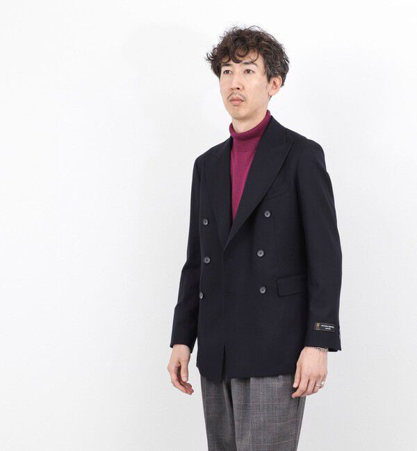 NOLLEY'S goodman「《ビジカジ対応》尾州 WOOL W JACKET 25AW」|テーラードジャケット|