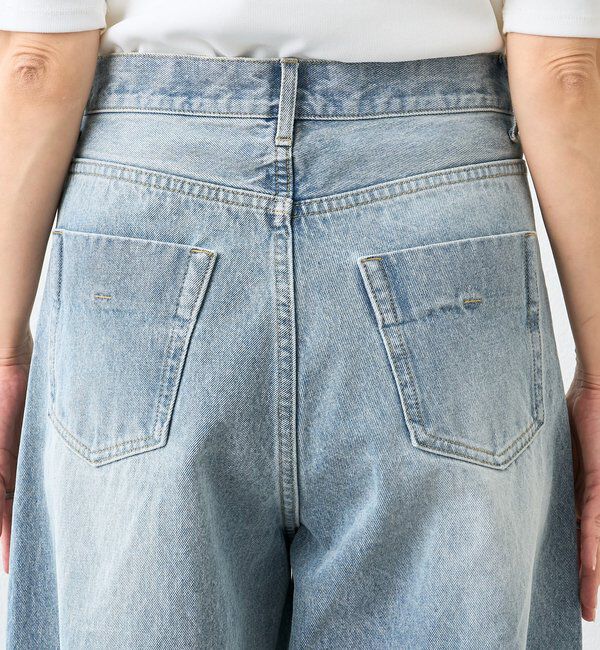  「【トレンド感抜群/立体的なフォルムが魅力】ソフトバレルデニム」|デニム|
