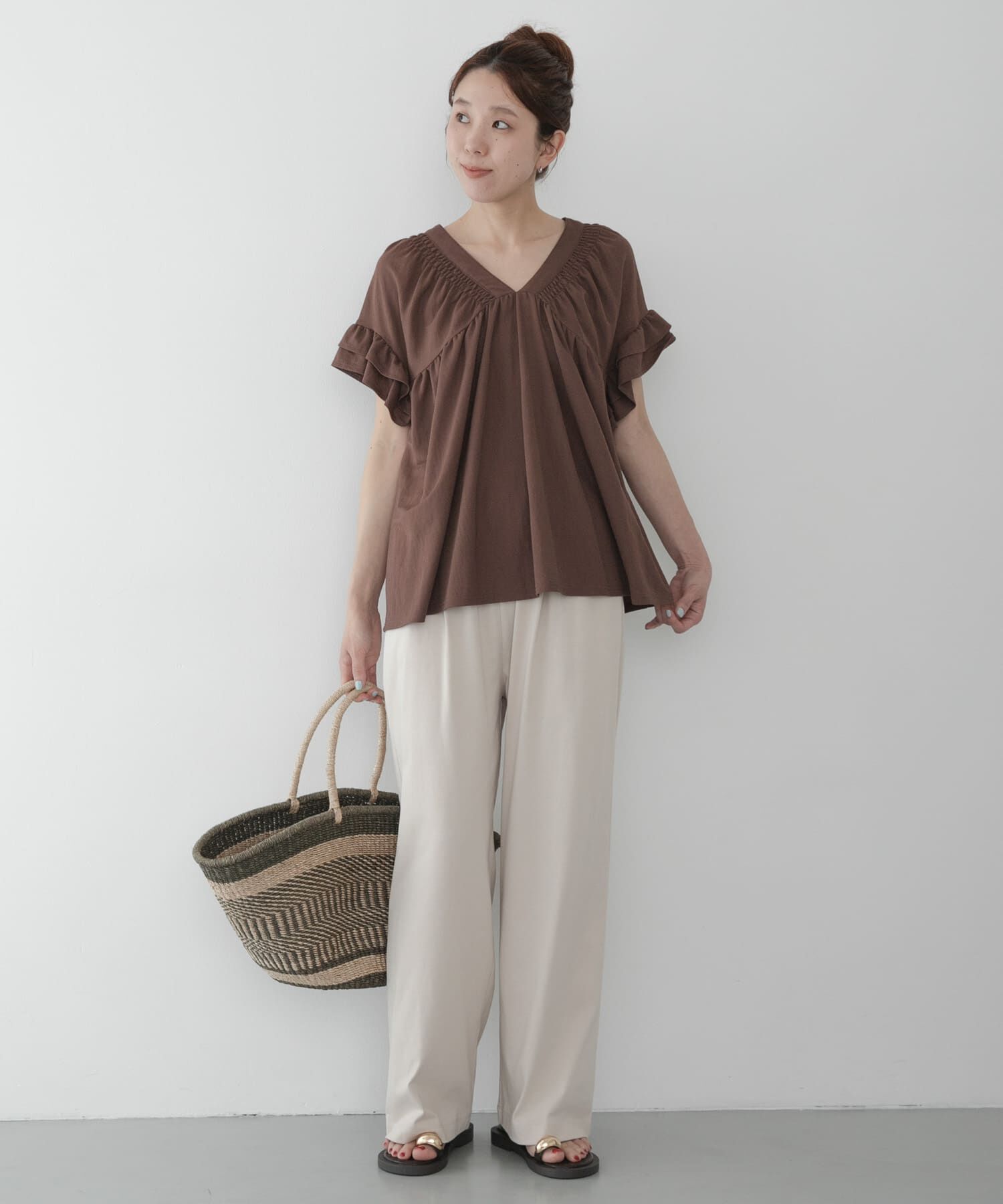 Sonny Label 「『WEB限定』『UR TECH ひやサラクール』イージーワンタックパンツ」|その他|