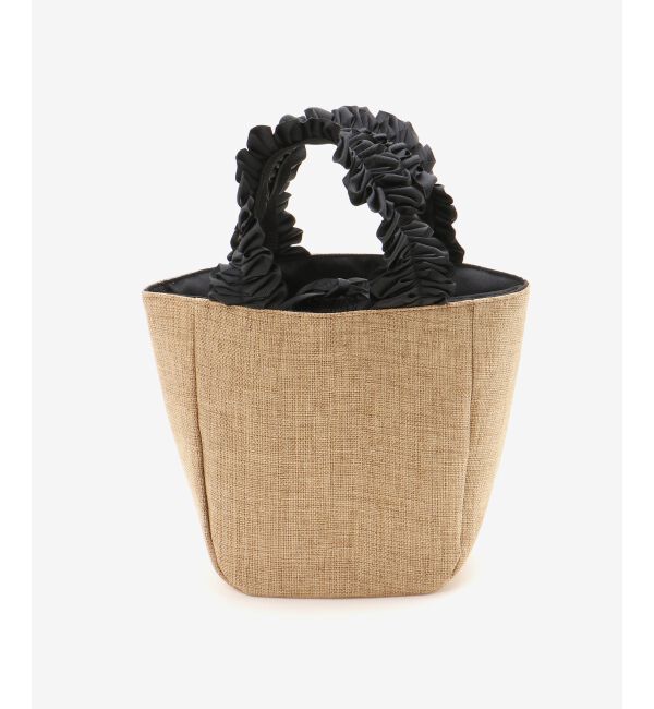  「FRILL HANDLE ROUND TOTE」|トートバッグ|