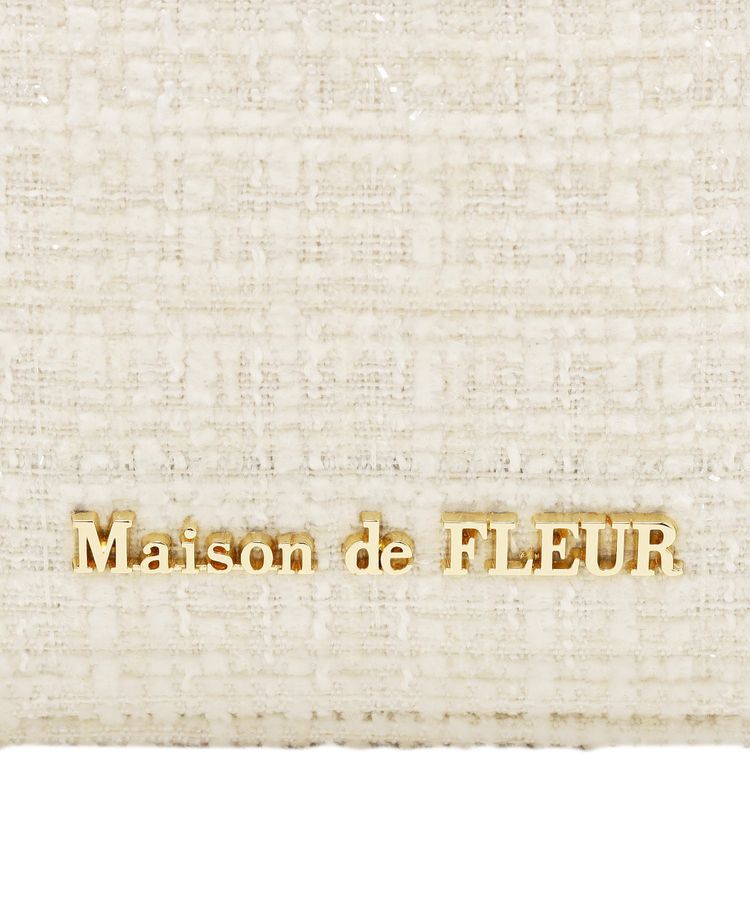Maison de FLEUR「【2Way】ツイードキューブショルダーバッグ」|ハンドバッグ|