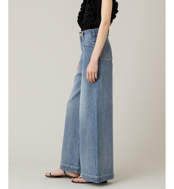 LOULOU WILLOUGHBY「【LOULOU WILLOUGHBY】デニムバギーパンツ」|デニム|