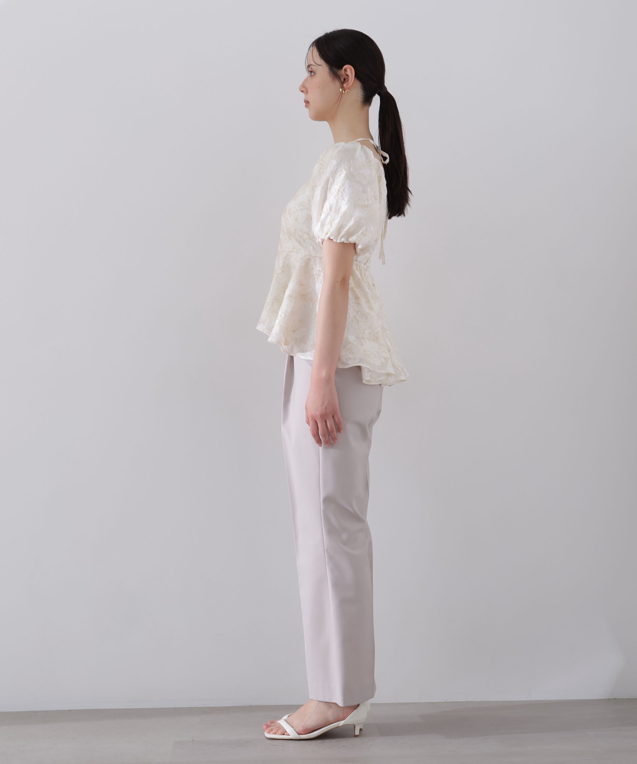 PROPORTION BODY DRESSING「＜Ｌ＞バルーンスリーブペプラムセットアップ」|ワンピース|