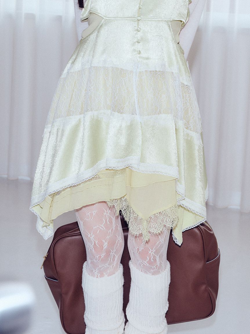 FURFUR「ハンカチ刺繍スカショーパン」|キュロット|