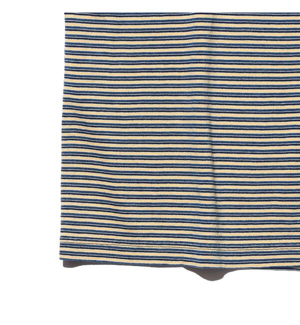 BEAMS PLUS「Pocket Tee Indigo Stripe」|Tシャツ・カットソー|