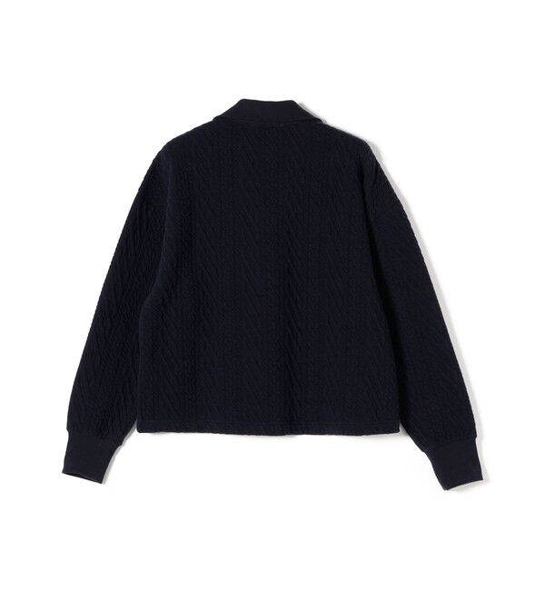 SHIPS for women「【WEB限定】〈手洗い可能〉ケーブル ジャージー ポロ プルオーバー」|Tシャツ・カットソー|