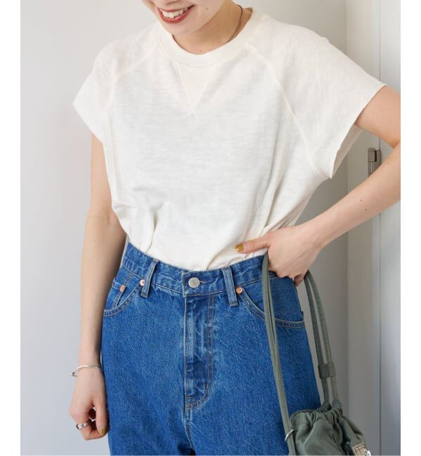 OUTDOOR PRODUCTS Usual Things「スラブストレッチフレンチスリーブTEE」|Tシャツ・カットソー|