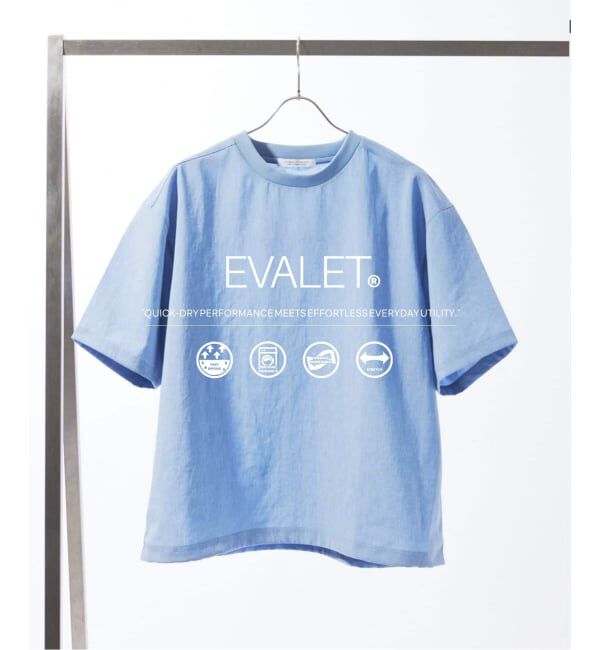 JOURNAL STANDARD「EVALET / エバレット スピンドル Tシャツ」|シャツ・ブラウス|サックスブルー