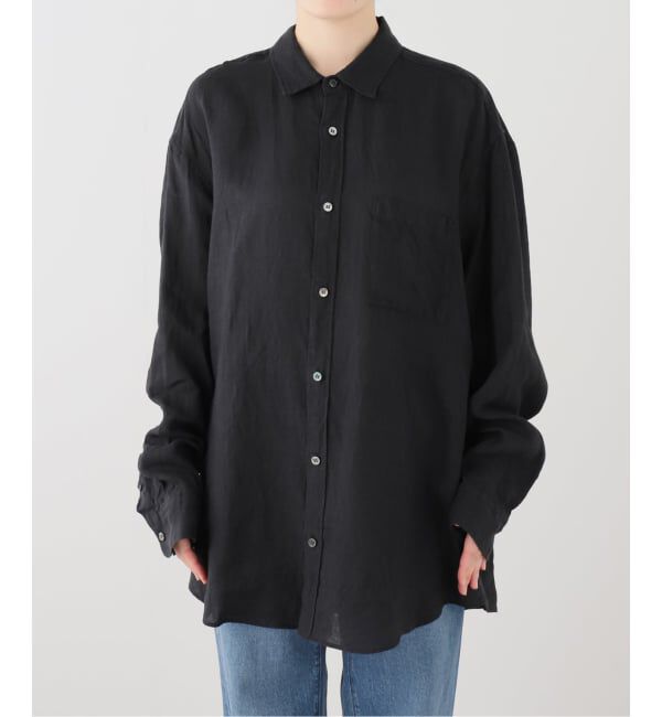 journal standard luxe「エアリネン Plainシャツ」|シャツ・ブラウス|ブラック