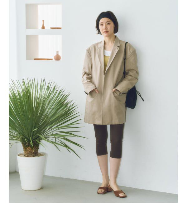 GRISE「MIDORI UEEDA&times;GRISE4cmレザースクエアスエードサンダル」|サンダル|