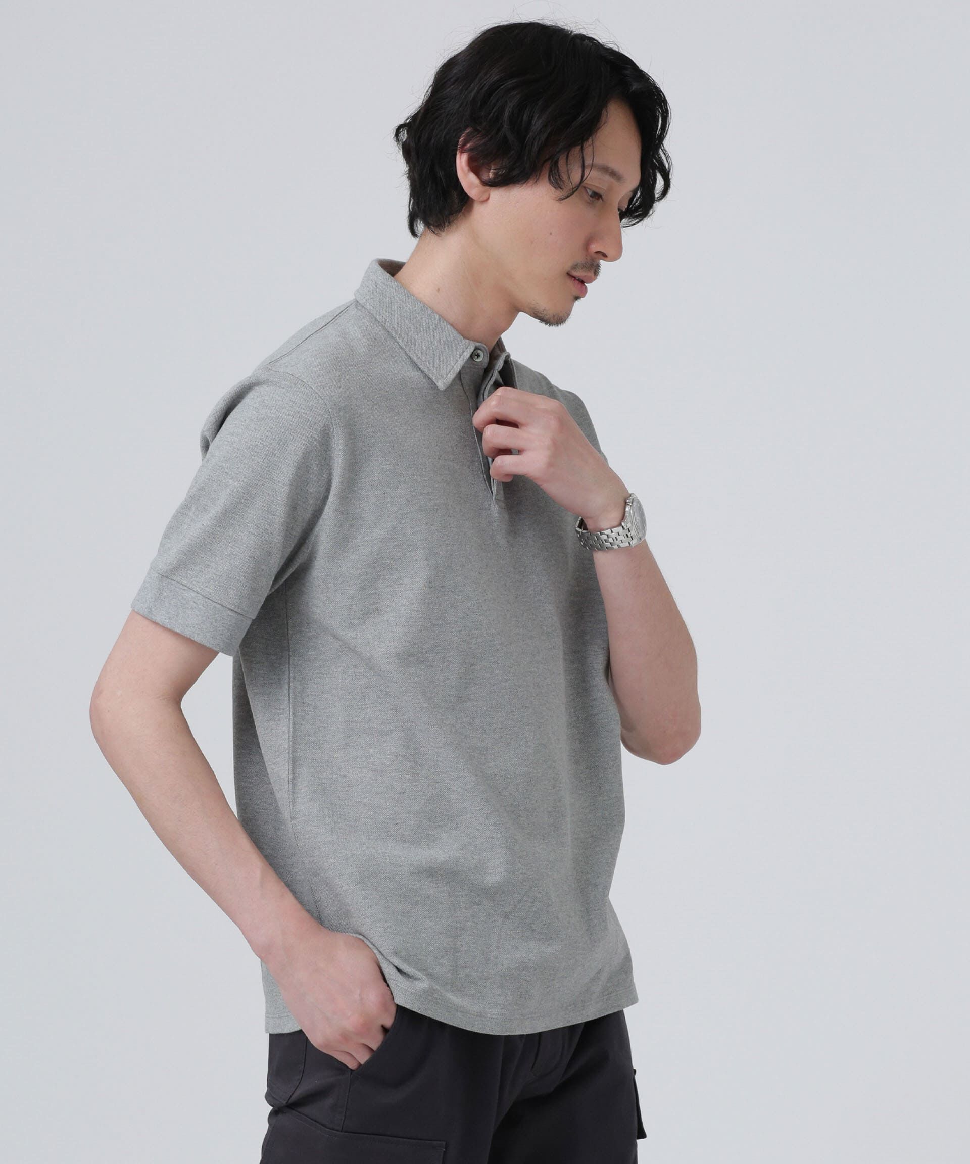 nano･universe「LB.03/Anti Soaked 比翼ポロシャツ」|Tシャツ・カットソー|
