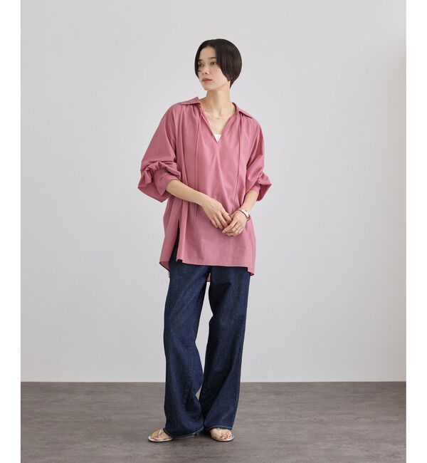 SALON adam et rope'「シアーコットンヴィンテージブラウス」|シャツ・ブラウス|
