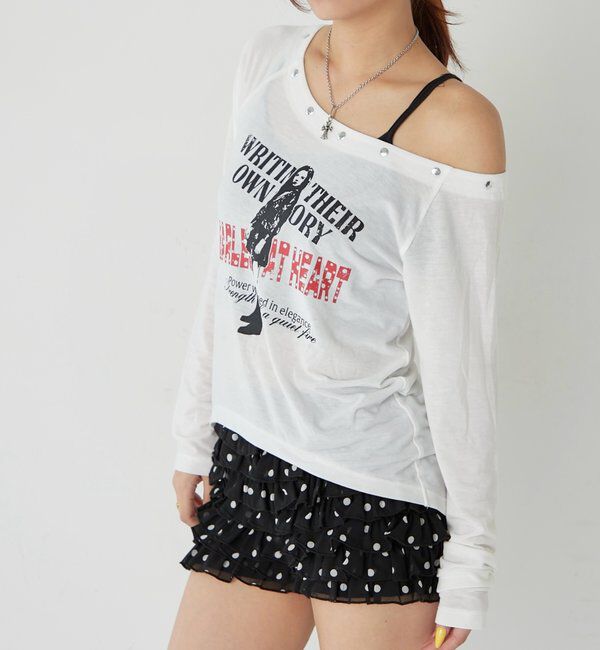  「エリオットラウンドヘムシアートップス」|Tシャツ・カットソー|オフホワイト