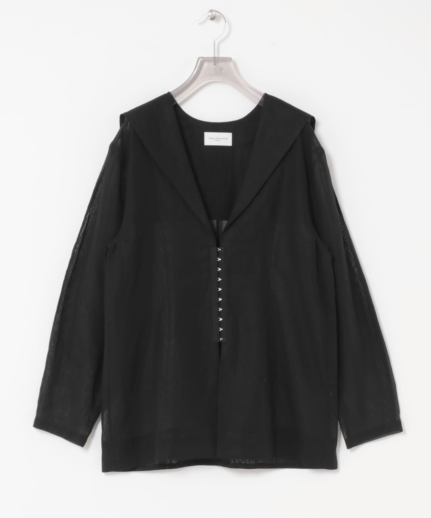 URBAN RESEARCH「new basic　SHEER VOILE SAILOR SHIRTS」|シャツ・ブラウス|