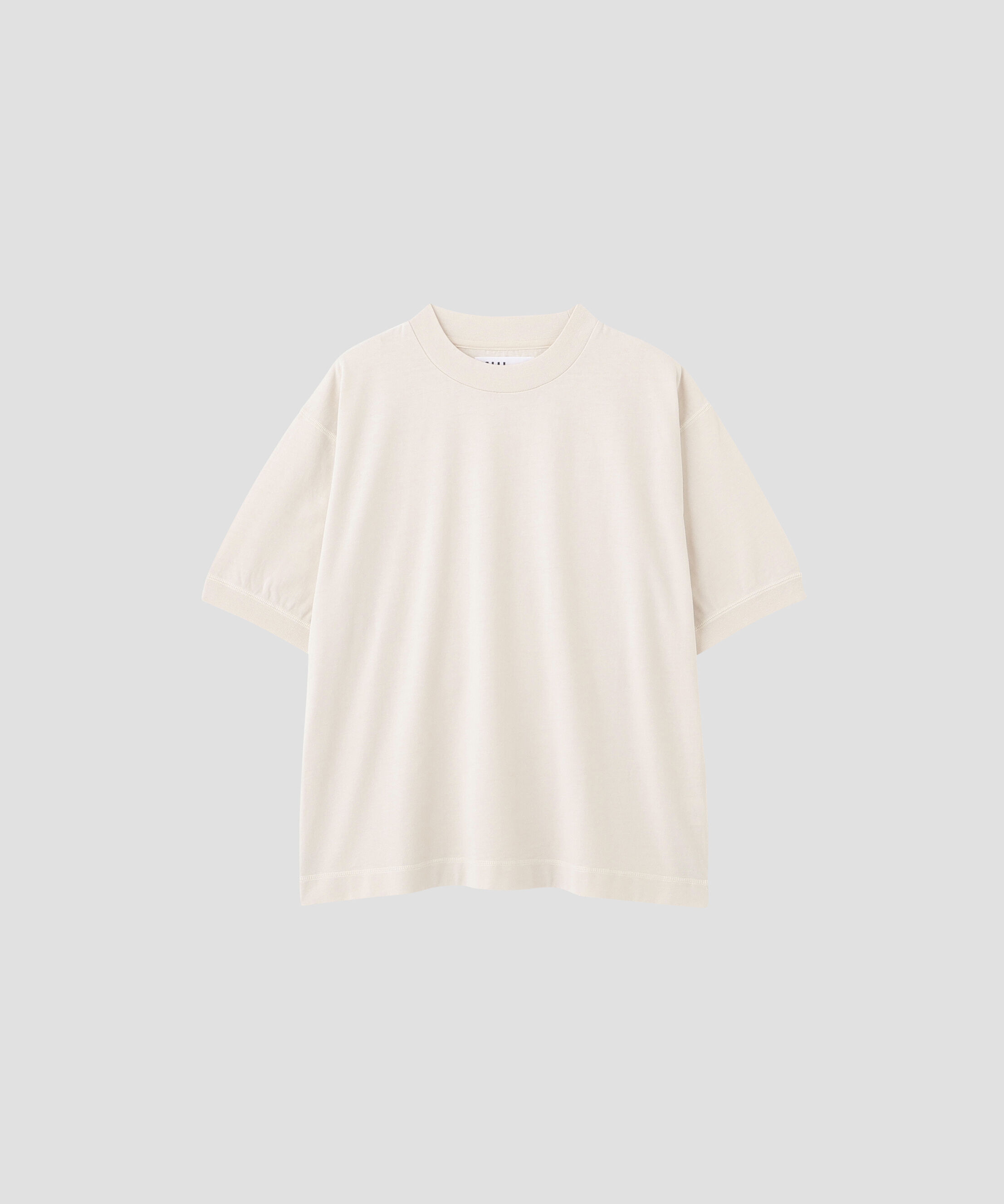 MHL.「GARMENT DYED TOUGH COTTON LINEN JERSEY TOP」|Tシャツ・カットソー|