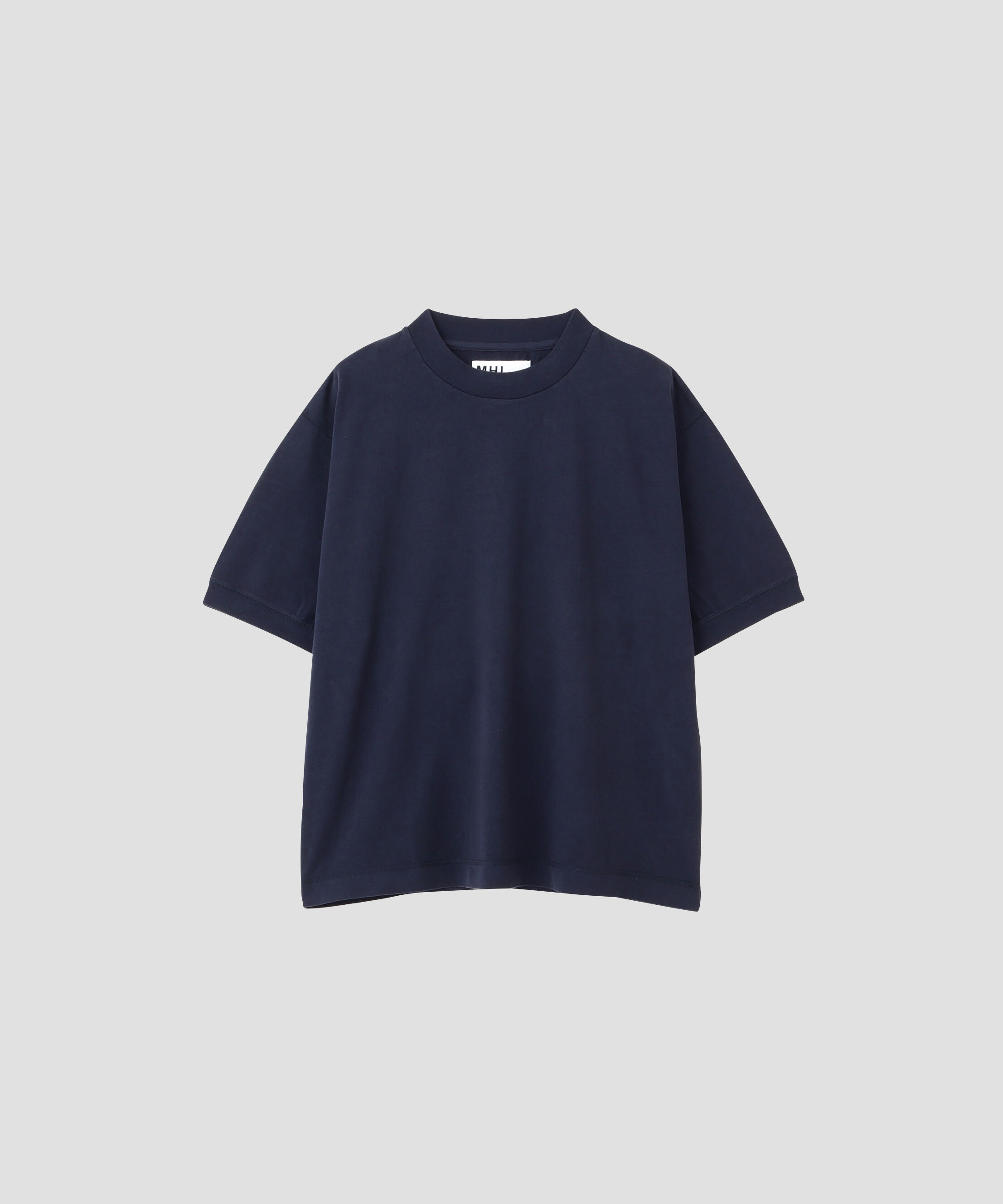 MHL.「GARMENT DYED TOUGH COTTON LINEN JERSEY TOP」|Tシャツ・カットソー|