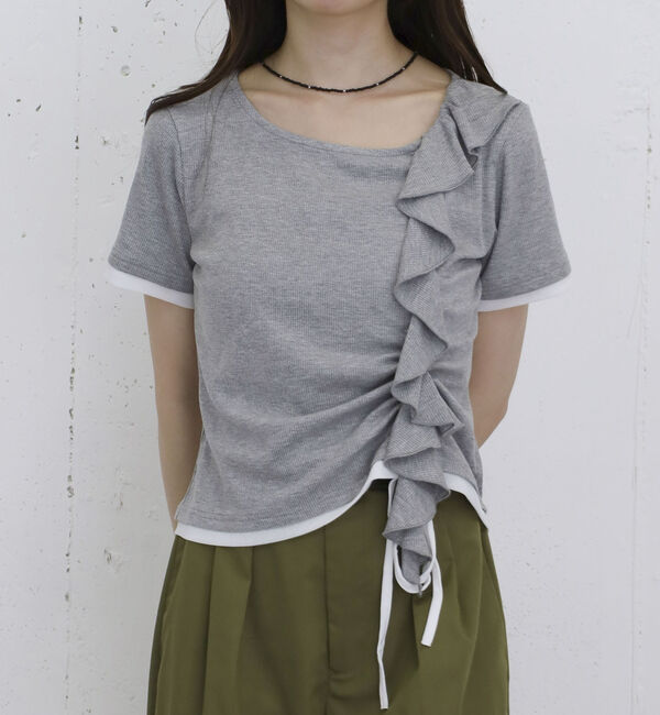 archives「フリルドロストカットＴＯＰＳ　５Ｓ」|Tシャツ・カットソー|