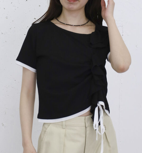 archives「フリルドロストカットＴＯＰＳ　５Ｓ」|Tシャツ・カットソー|