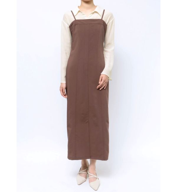 LAGUNAMOON「シアーシャツセットキャミワンピース」|ワンピース|