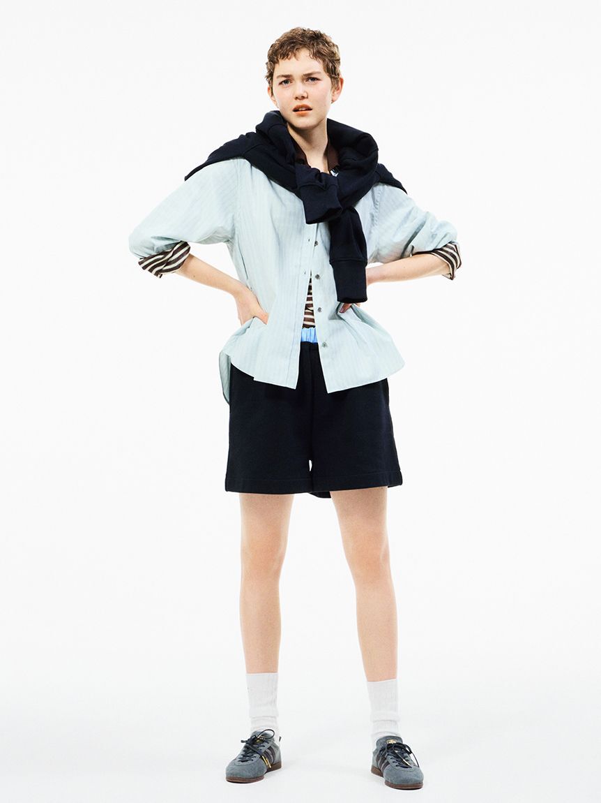 emmi atelier「【em】ハーフジップスウェット【セットアップ対応】」|スウェット・ジャージ|