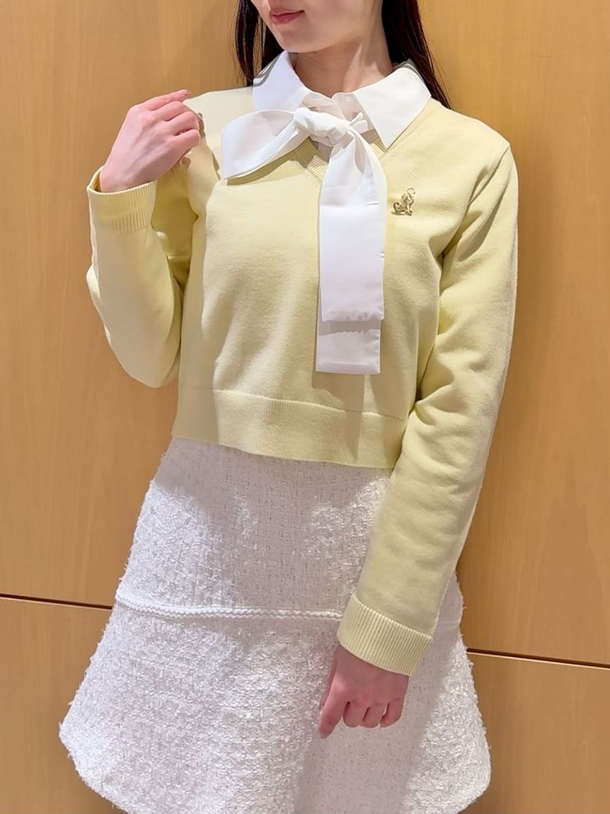 ツイードフレアミニスカート