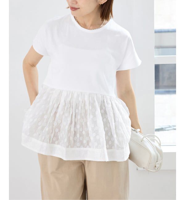 IENA「《予約》TORRAZZO DONNA/トラッゾドンナ ドットTシャツ」|Tシャツ・カットソー|