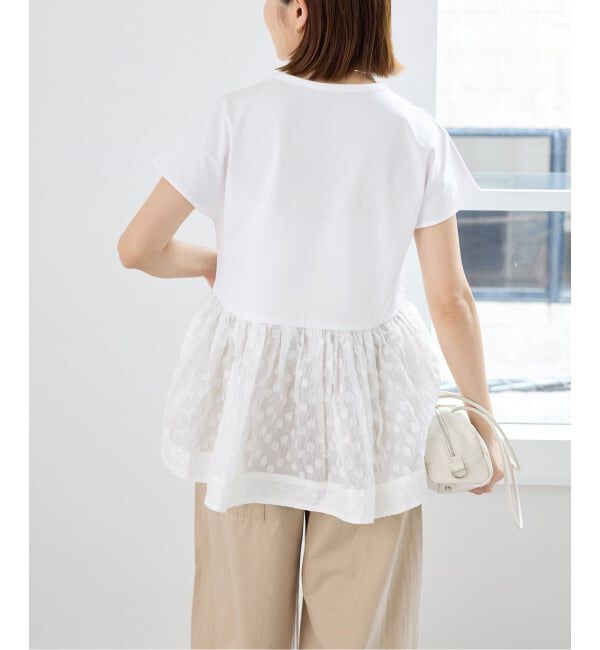 IENA「《予約》TORRAZZO DONNA/トラッゾドンナ ドットTシャツ」|Tシャツ・カットソー|