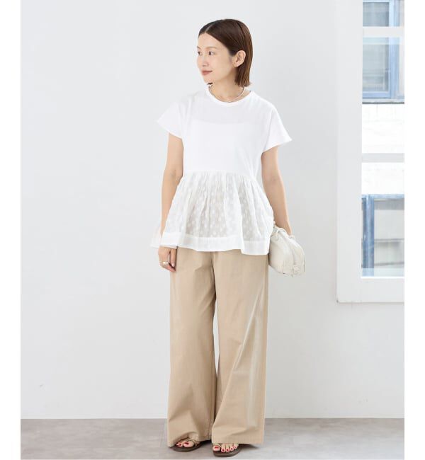 IENA「《予約》TORRAZZO DONNA/トラッゾドンナ ドットTシャツ」|Tシャツ・カットソー|