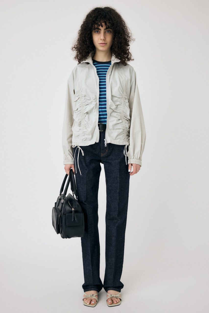MOUSSY「MVS CENTER PRESS ストレートデニム」|デニム|