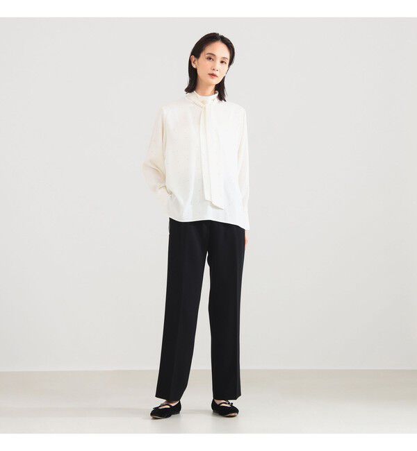Demi-Luxe BEAMS 「ロングボウタイ ブラウス」|シャツ・ブラウス|