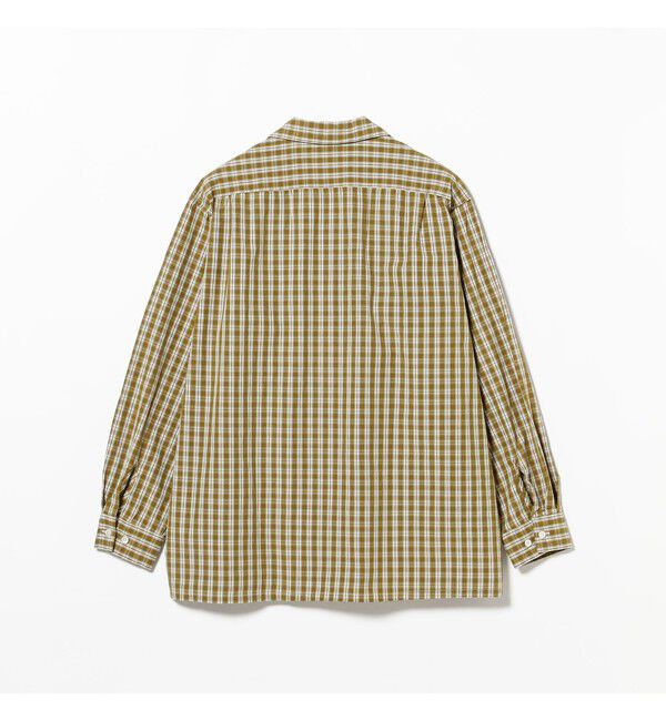 BEAMS PLUS「Open Collar 80/2 Madras」|シャツ・ブラウス|