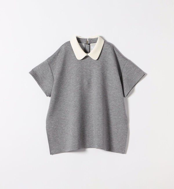 SHIPS any「《予約》SHIPS any:〈洗濯機可能〉バイカラー ショートスリーブ プルオーバー」|Tシャツ・カットソー|