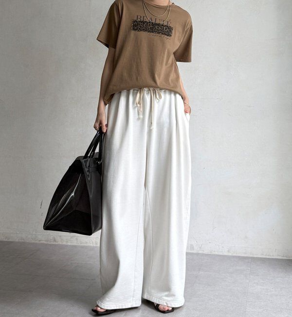  「【WEB限定】レオパードチュール重ねTEE」|Tシャツ・カットソー|