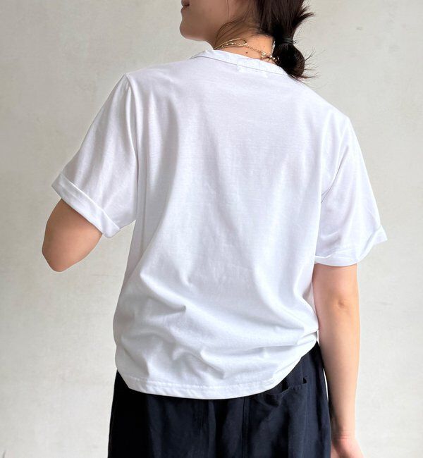  「【WEB限定】フリンジコードロゴTEE」|Tシャツ・カットソー|