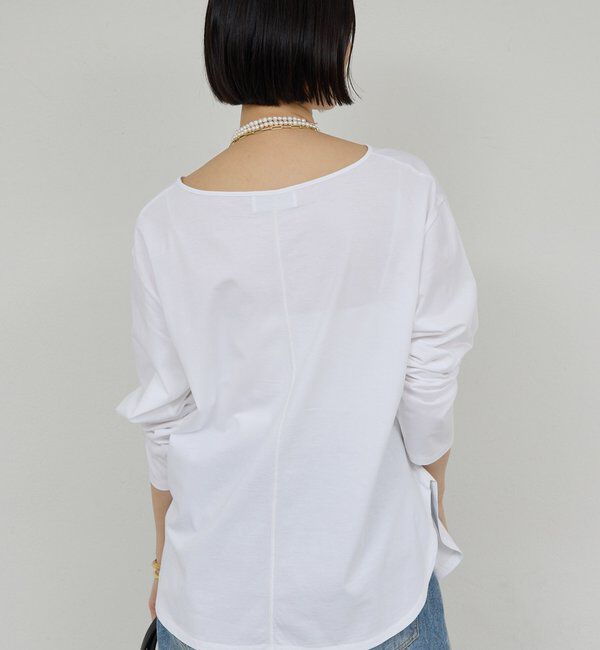  「【手洗い可】ラウンドヘムTee」|Tシャツ・カットソー|