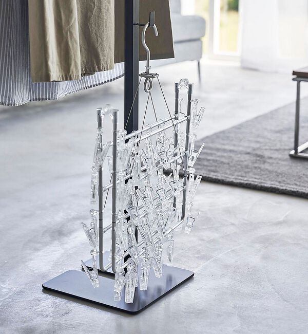 collex「【tower】折り畳み室内物干し 2連 室内干し ランドリーラック」|その他|