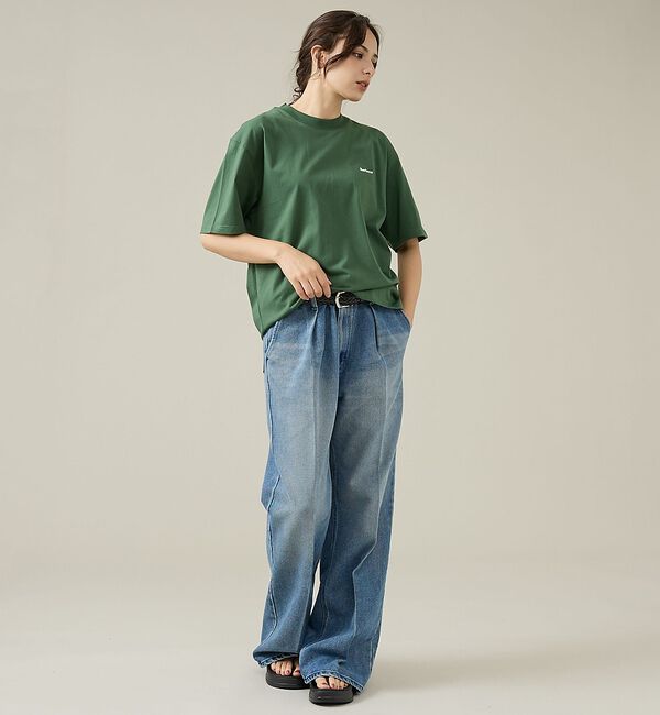 ABAHOUSE「【Barbour/バブアー】 DALTON LOGO OS T-SHIRT/ダル」|Tシャツ・カットソー|