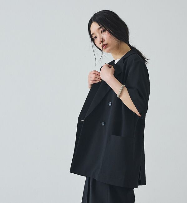 abahouse mavie「【UVカット・速乾】エアリードライ ダブルブレストジャケット【予約】」|その他|