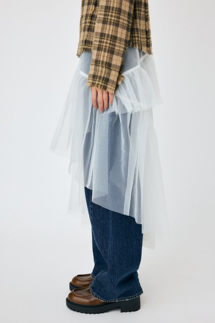 MOUSSY「VOLUME チュールスカート」|スカート|
