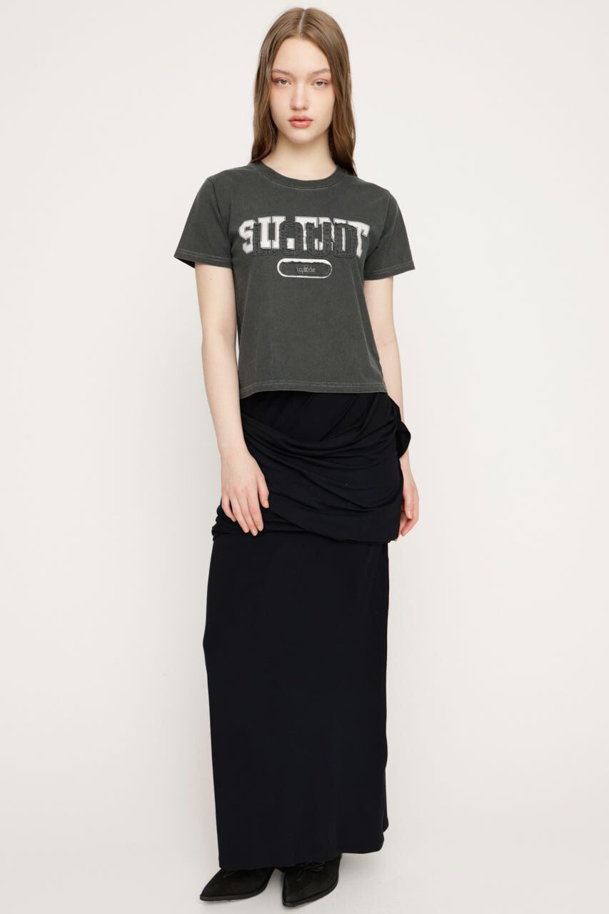 SLY「DRAPE CUT ロングスカート」|スカート|