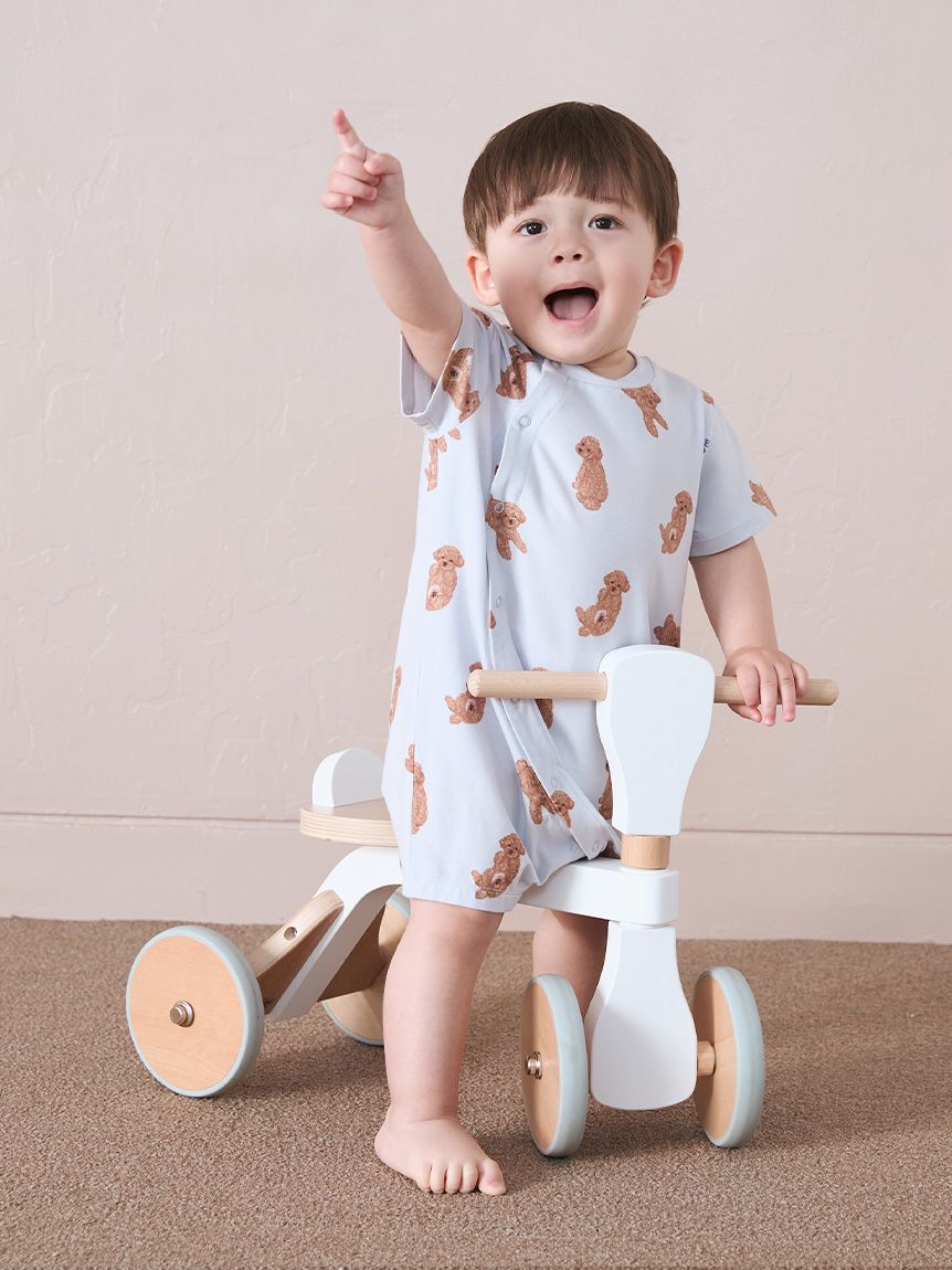 GELATO PIQUE KIDS & BABY「【BABY】ドッグ柄ロンパース」|ロンパース|