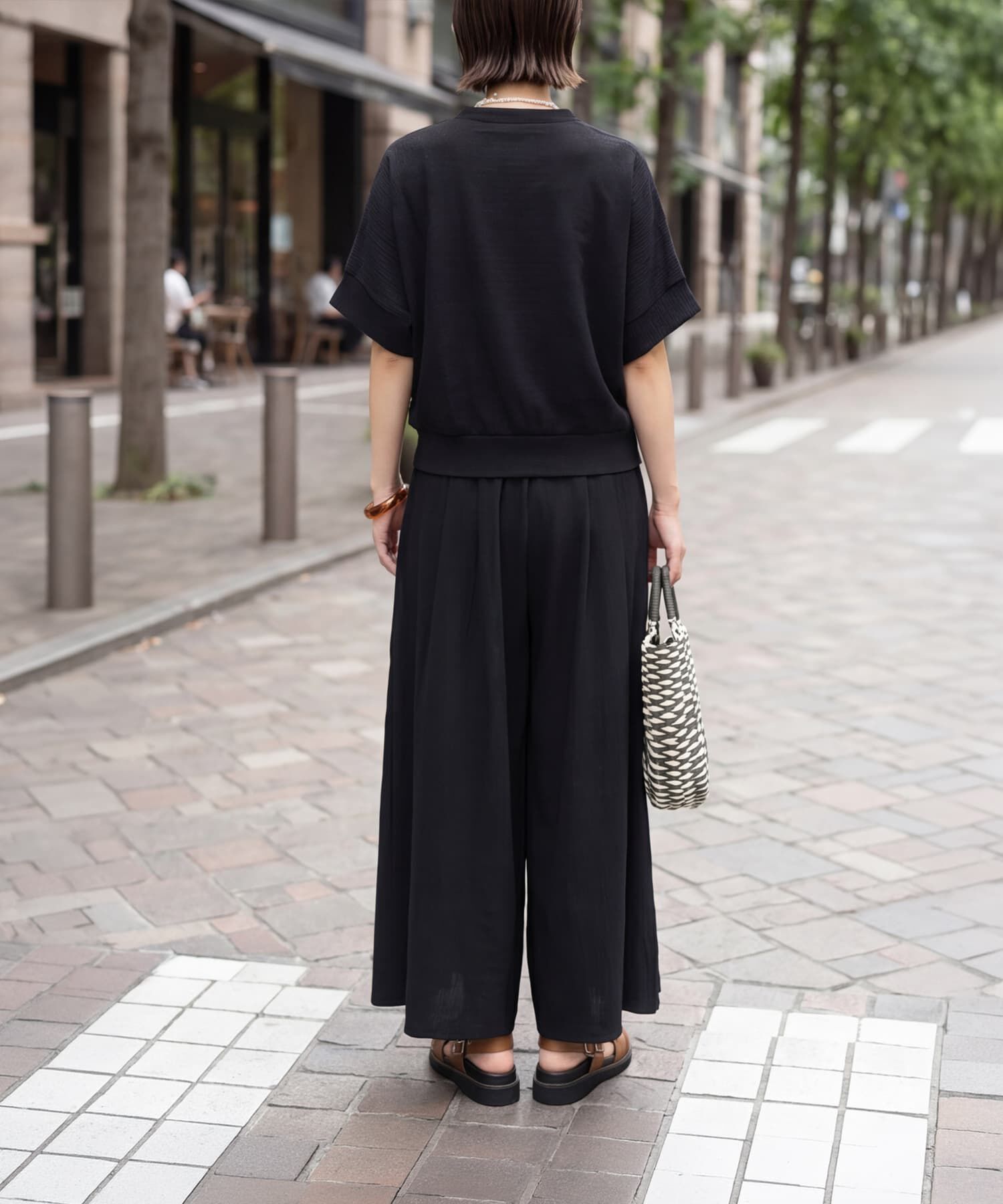 STYLE DELI「エンボスカットソーパンツセットアップ」|Tシャツ・カットソー|