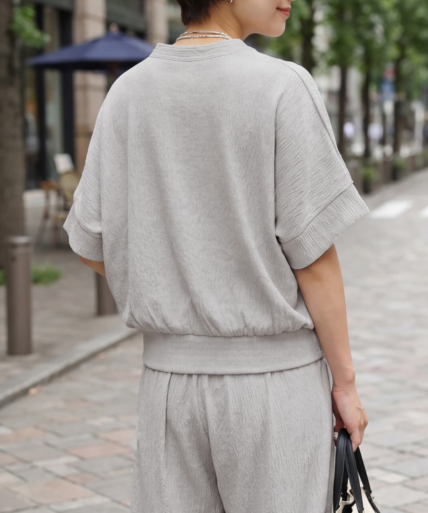 STYLE DELI「エンボスカットソーパンツセットアップ」|Tシャツ・カットソー|